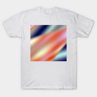 red blue white abstract texture background pattern T-Shirt